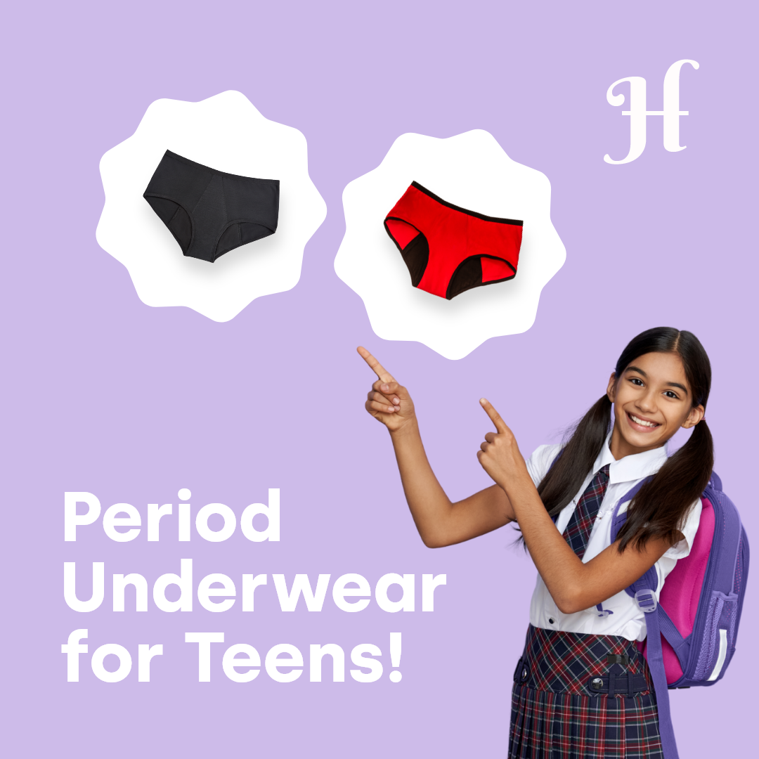 Shop Period Underwear for teens | Grey
