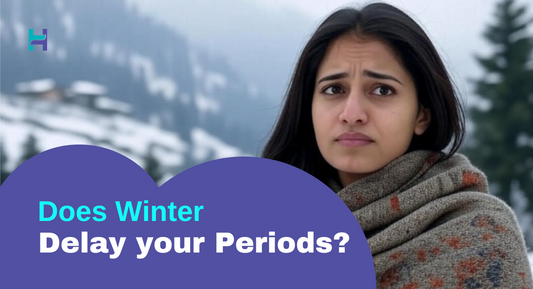 does periods delay in winter