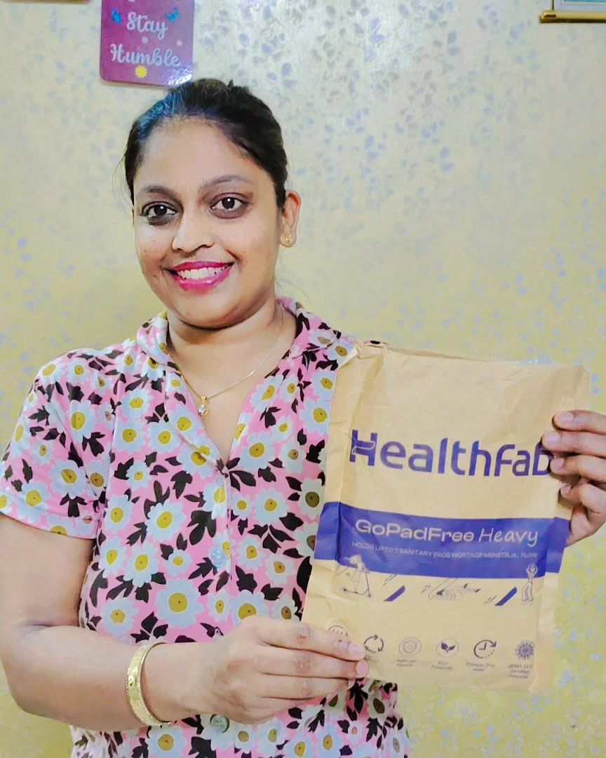 Megha Happy Healthfab GoPadFree user