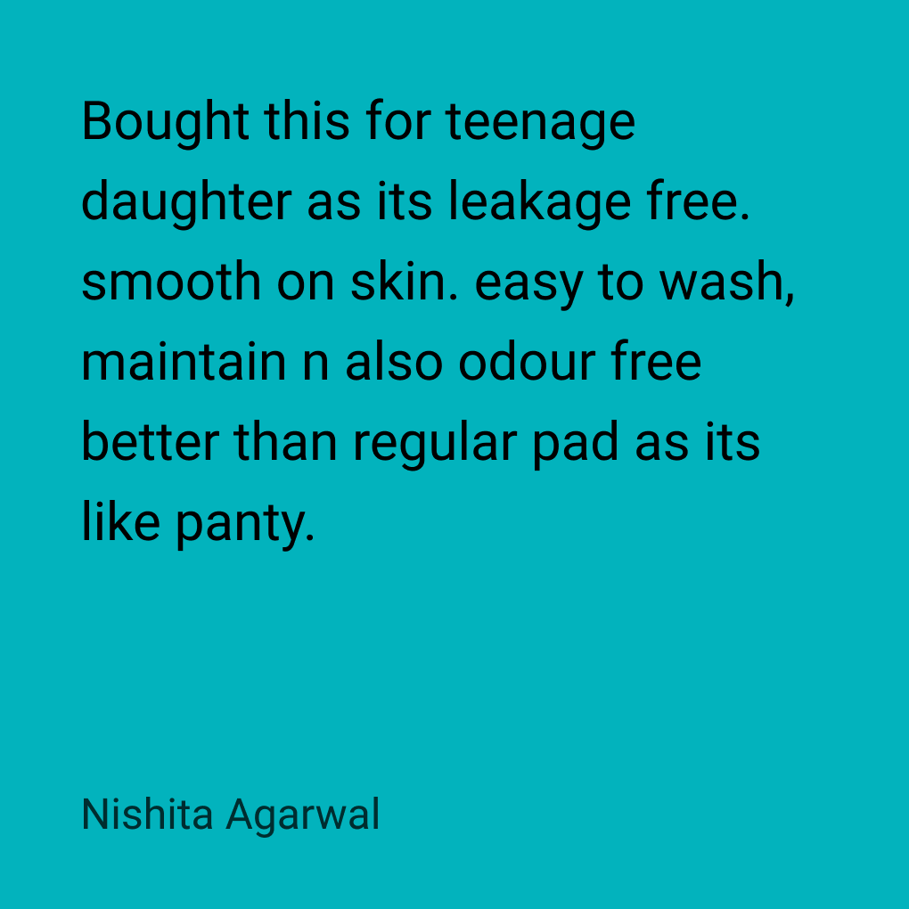 go pad free period panty is leak proof and better than regular pads