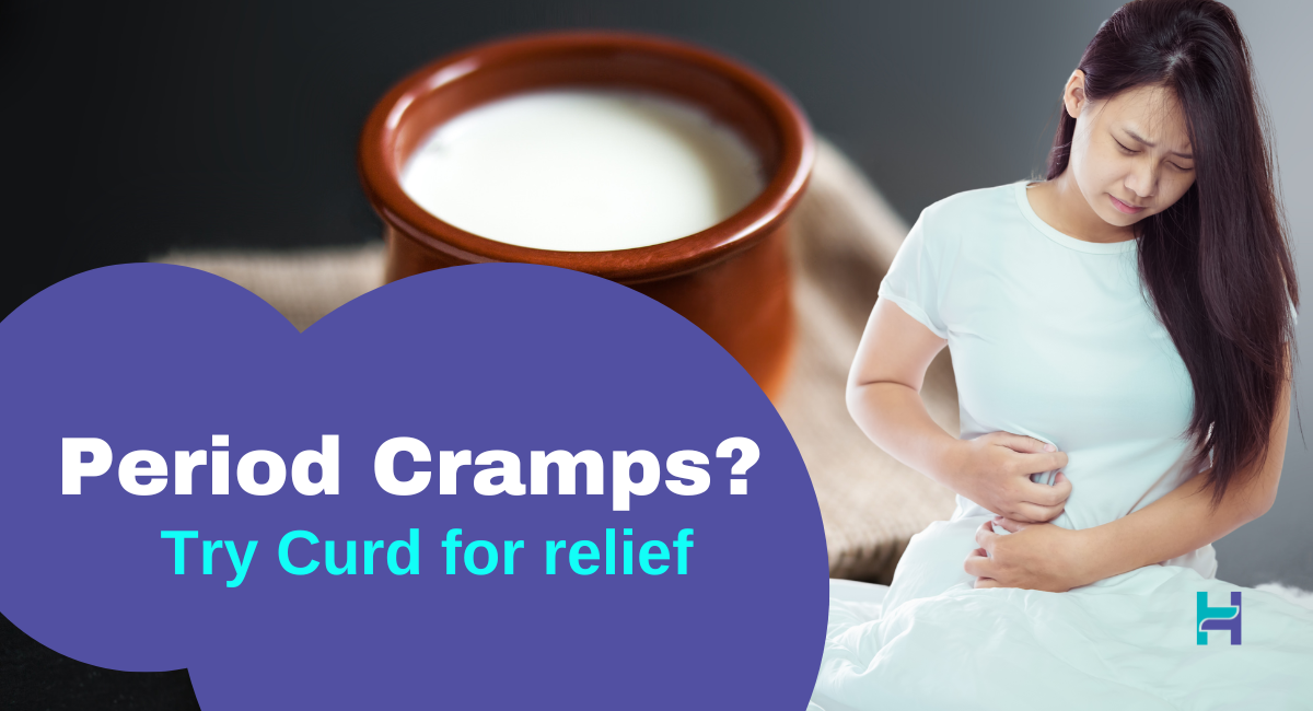 eating curd during periods for natural period cramp relief