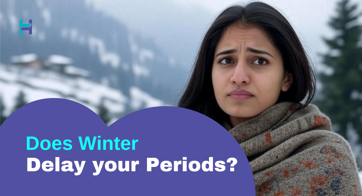 does periods delay in winter