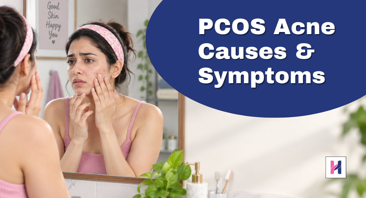 pcos acne causes symptoms and treatment