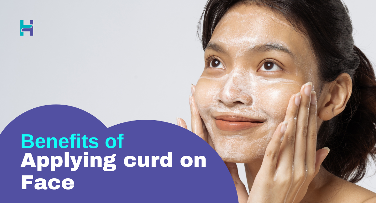 benefits of applying curd on face