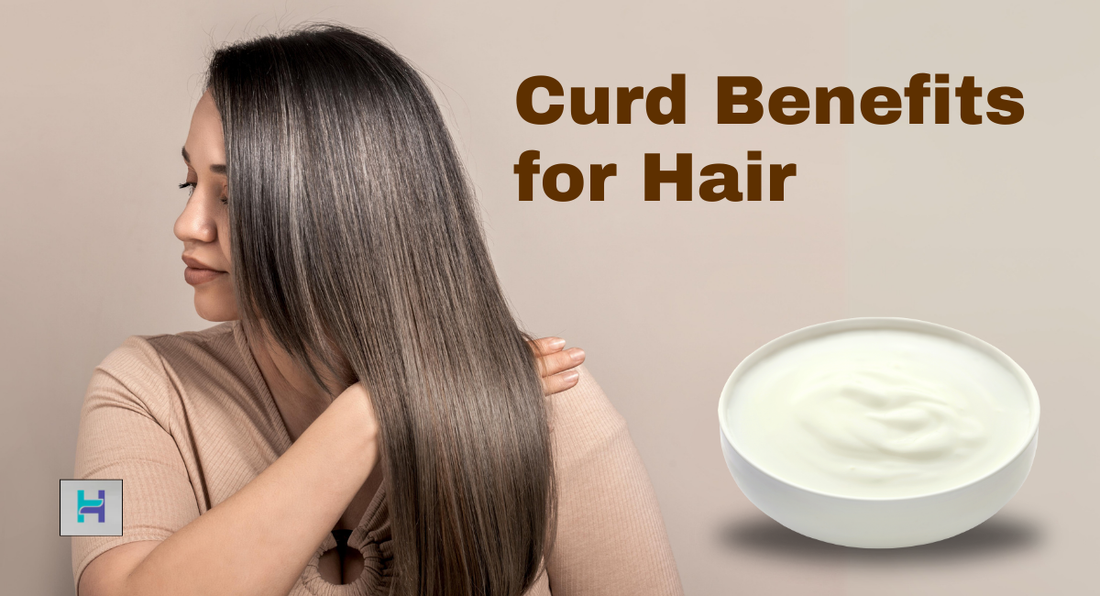 benefits of applying curd on hair