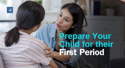 prepare my child for her first period