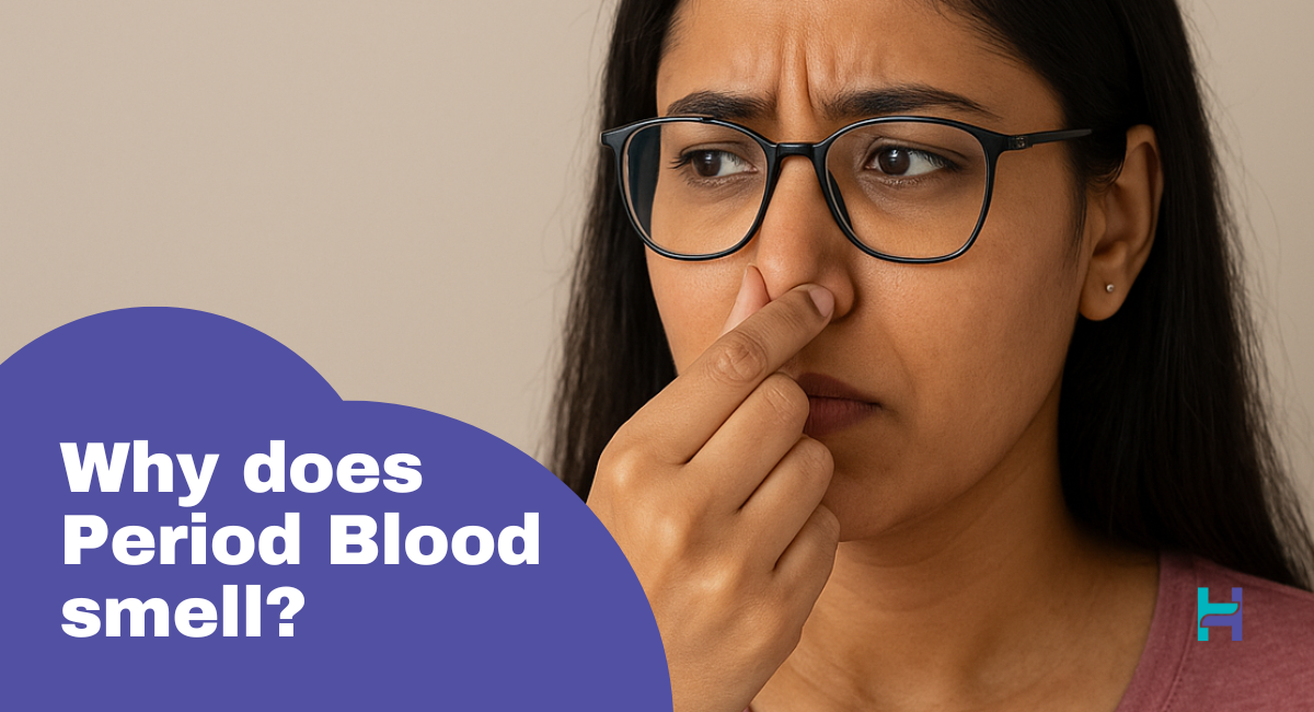 why does period blood smell