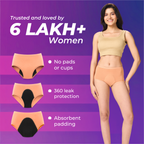 Healthfab® GoPadFree Heavy Reusable High Waist Period Panty