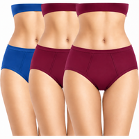 1 Classic Navy + 2 Maroon