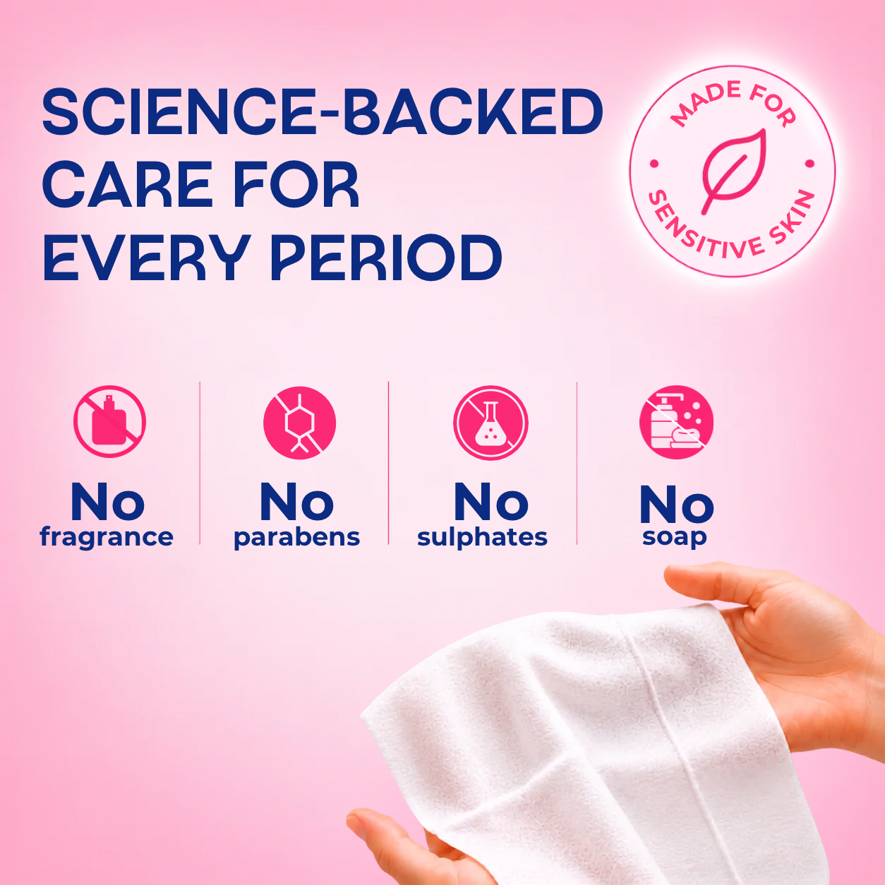 PH Sensitive Period Intimate Wipes