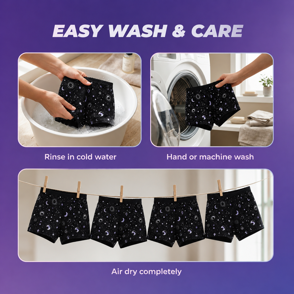HealthFab® GoPadFree Sleep Shorts | Leakproof Period Sleepwear