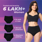 Healthfab® GoPadFree Heavy Reusable High Waist Period Panty