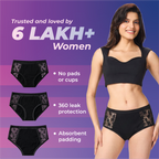 Healthfab® GoPadFree Heavy Reusable Lace Period Panty