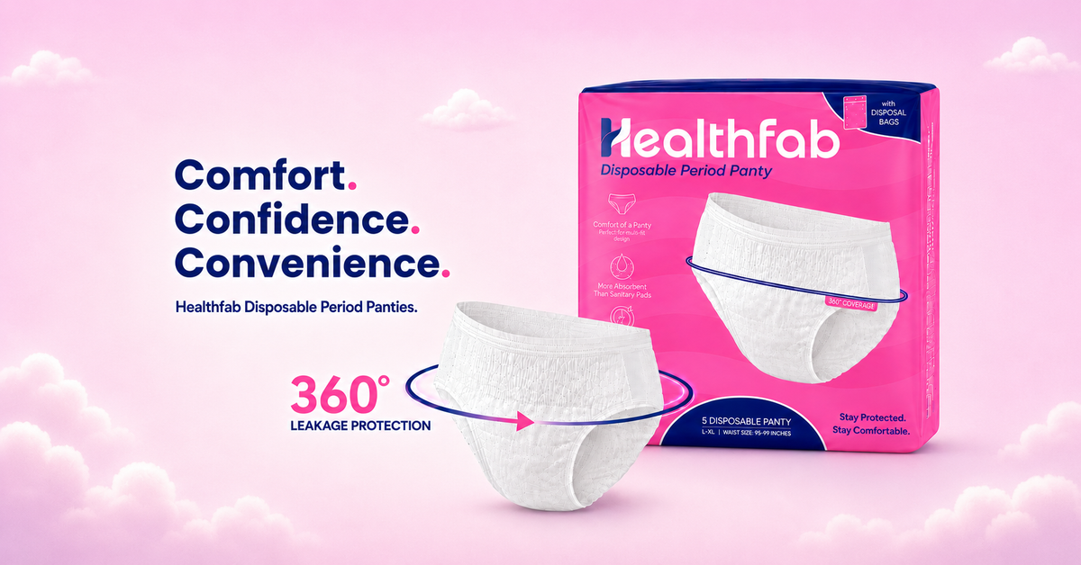Period Panty India | BIS Certified & Leakproof | Healthfab