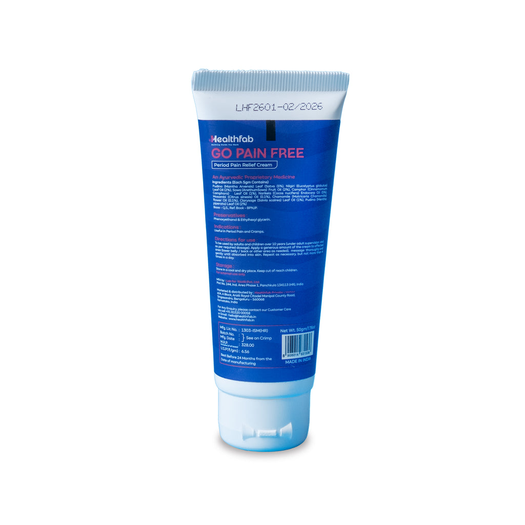 GoPainFree Instant Period Pain Relief Cream