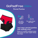 Go pad free ultra period panty