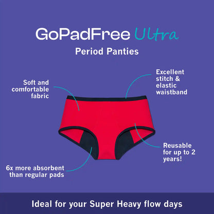 Go pad free ultra period panty