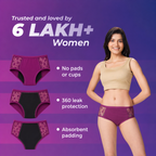 Healthfab® GoPadFree Heavy Reusable Lace Period Panty