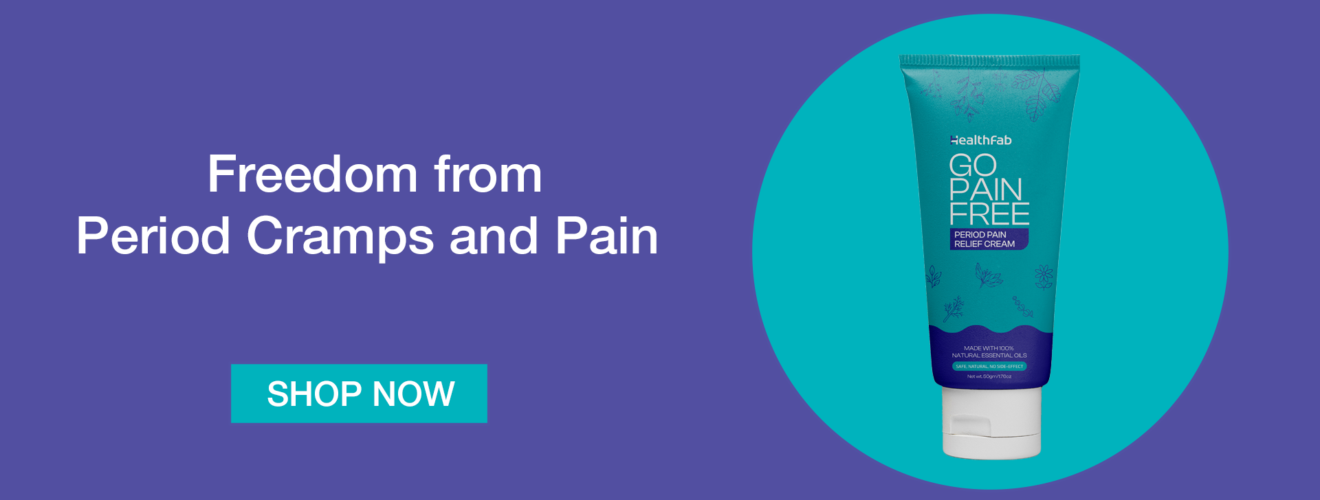 GoPainFree freedom from period cramps and pain