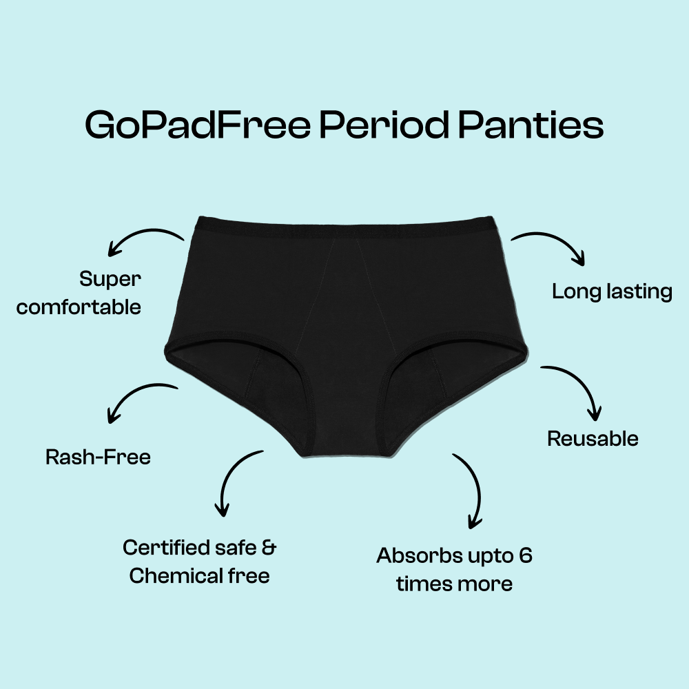 Healthfab Buy Period Panty Online – GoPadFree Underwear –Healthfab