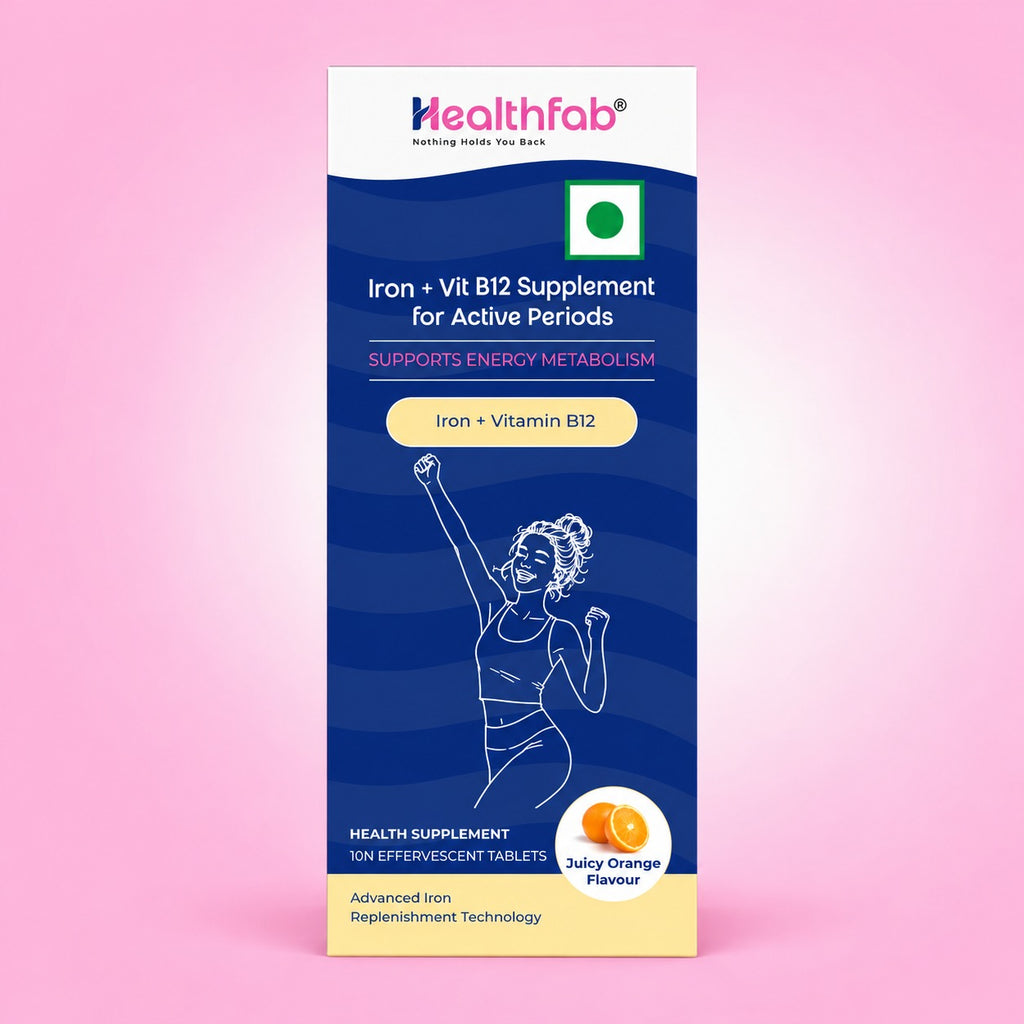 आयरन + विटामिन B12 सप्लीमेंट