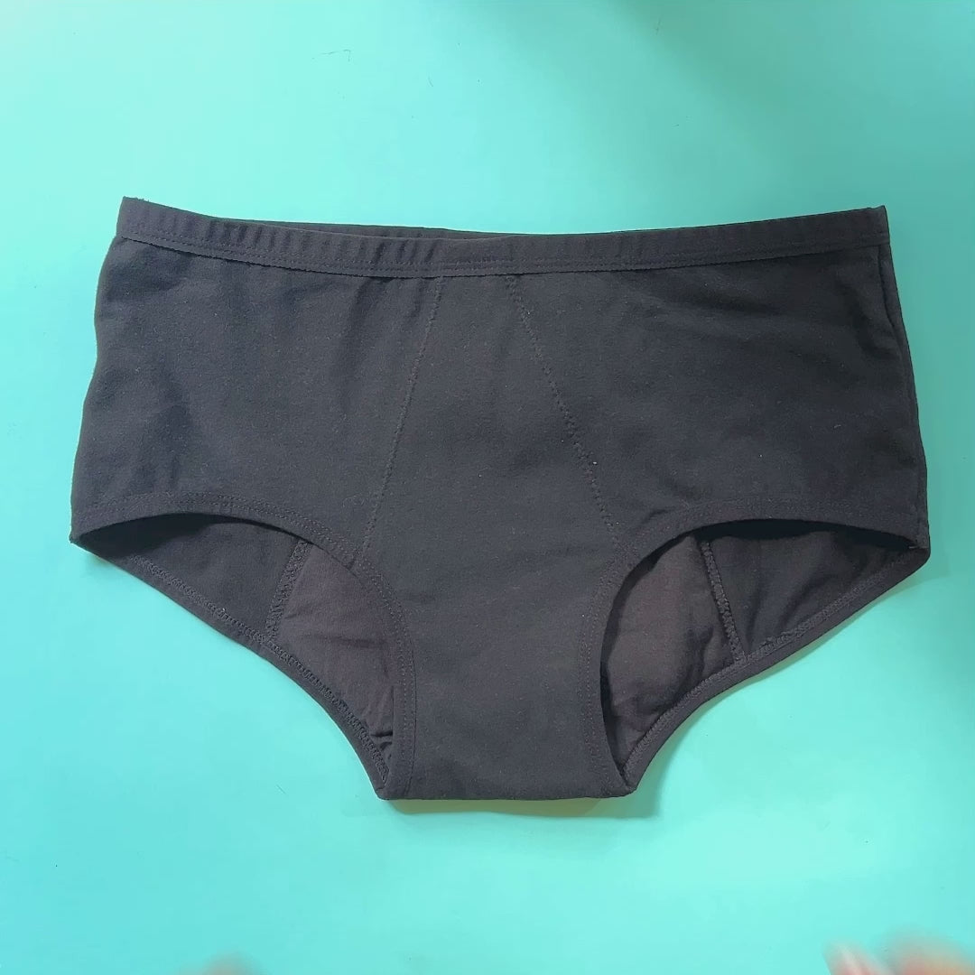 Buy THINX Hiphugger Period Underwear for Women, FSA HSA Approved Feminine  Care, Menstrual Underwear Holds 5 Tampons, Black, Large Online at  desertcartINDIA